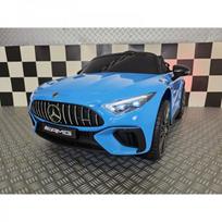 Elektrinis vaikiškas automobilis Mercedes SL63, 12 V, metalinės mėlynos spalvos