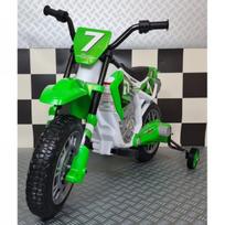 Elektrinis vaikiškas krosinis motociklas, 12 V, žalias