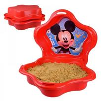 Uždaras plastikinis smėlio dėžė SHELL 2 in 1 baseinas Mickey Mouse SP0884
