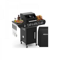 Dujinis grilis 2+1 10kW Varen Black 3.0 Kaminer