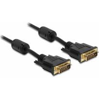 Kabel Delock DVI-D - DVI-D 3m Black (83191) | 83191 | 4043619831913