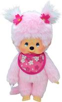 MONCHHICHI Klasikinė beždžionėlė su sakurų seilinuku, 20 cm