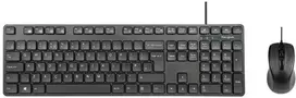 Klaviatūra ir pelė Targus Rinkinys Klaviatūra ir pelė kombinacja full size USB AZERTY juoda