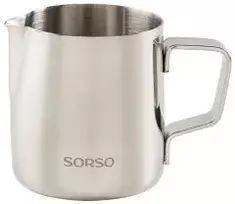 SORSO Barista milk pitcher, stainless steel, 150 ml - sidabrinis