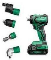 Hikoki HIKOKI.SCREWDRIVER 18V DS18DDQ WQZ 55Nm 2x2.0Ah BL INTERCHANGEABLE HEADS HSC
