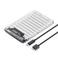 Orico 2139U3-V1 2,5" HDD/SSD USB Micro-B 5Gb/s disko dėklas – skaidrus