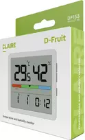 Ventiliatorius D-Fruit temperatūros ir drėgmės matuoklis Claire DF153