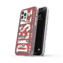 Diesel Snap Case Clear AOP iPhone 12 ProMax red-grey / 42568