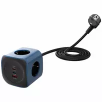 Beline Cellline Power Socket Cube 6in1 2500W USB/2xUSB-C 65W blue