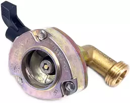 27 mm Clip-On dujų baliono adapteris 90° kampinis į 21,8 mm LH su apsaugine svirtimi