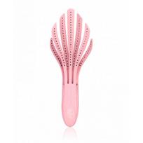 WetBrush Go Green Curl Detangling Brush Pink plaukų šepetys garbanotiems plaukams