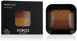 KIKO MILANO Bright Duo Eyeshadow (14 Oranžinis Gold/Copper) 1,8 g