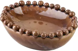 Mondex Since 1986 YARINE BALL Ovalus dekoratyvinis indas 22x17x8cm rutuliukai