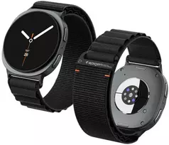 Spigen WBF1 DIRŽELIS Samsung Galaxy WATCH 8 / 9 / CLASSIC (40 / 44 / 46 MM) Juodas