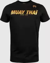 Marškinėliai Venum Muay Thai VT - juoda/auksinė