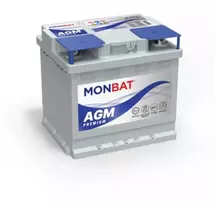 Akumuliatorius AGM MONBAT 12 V, 50 Ah, 540 A, pliusas dešinėje
