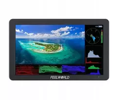 „Monitorius“ – „Feelworld T6“ 6 colių įstrižainės „Full HD IPS“ ekranas su 450 cd/m² HDR raiška