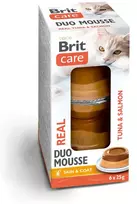 Vafo Praha Sro Brit Care Double Mousse Real Tuna & lašiša šlapias maistas katėms 6x25g