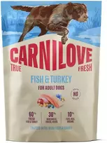 Vafo Praha Sro Carnilove True Fresh žuvis & kalakutiena Adult pašaras šunims 1,5kg