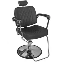 Beauty System Kirpyklos kėdė BeautySystem Bjorn BH-3318, matinė juoda