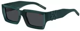 Akiniai HUGO HG-1310-S-MR8. Akiniai przeciwsłoneczne, Kolor žalia. Mężczyzna.
