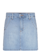 Lee Jeans - Double Seamed Mini Skirt - Džinsinis sijonas - Mėlyna