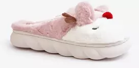 Kalėdinės šlepetės su elnio motyvu Step in style