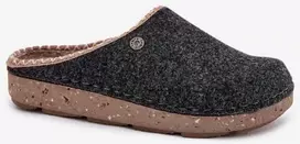 Tamsiai pilkos vilnonės šlepetės Step in style