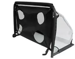 Metaliniai futbolo vartai 120x80 cm su šaudymo kilimėliu