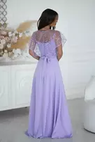 Violetinė ilga suknelė Bicotone