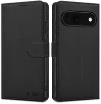 Dėklas Tech-Protect Wallet GOOGLE PIXEL 11 / 11 PRO MATINIS Juodas