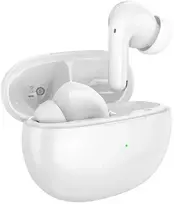 Borofone ausinės Bluetooth TWS FQ16 Star ANC+ENC smart AI baltos spalvos