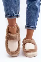 Moteriškos šlepetės su dirbtinio kailio pašiltinimu Step in style