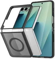 Dėklas Tech-Protect MagMat MagSafe Samsung Galaxy Z FLIP 8 MATINIS Juodas