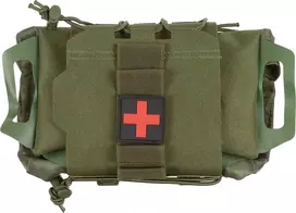 MFH Pirmosios pagalbos krepšelis „Tactical IFAK" OD žalias