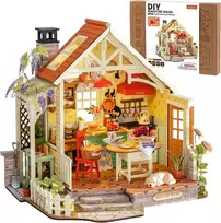 Robotime Mini namas 3D konstruktorius Sunlit Farmhouse Kitchen