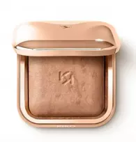 Kiko Milano šilkinės tekstūros švytėjimo suteikiantis presuotas bronzantas, spalva 01 Warm Sienna, 8,5 gr