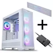 PHANTEKS Eclipse G400A kompiuterio korpuso rinkinys + Matrix LED + Nexlinq V2 valdiklis - baltas