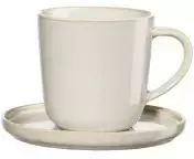 Asa Selection Coppa Tofu Espresso Cup with a Saucer, 80 ml