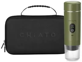 Kavos aparatas CHiATO brewPLAY Smart Traveller Portable Espresso Maker Set – Žalias