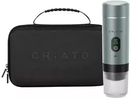 Kavos aparatas CHiATO brewPLAY Smart Traveller Portable Espresso Maker Set – Pilkas