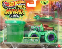 Mattel HOT WHEELS MONSTER TRUCKS MUTANT CHAOS džipas su slaimu (JMV37)