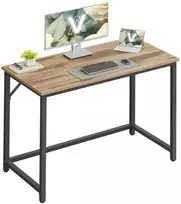Koduva Rašomasis stalas, 100 x 50 x 76 cm, medžio drožlių plokštė ir plienas, camel rudos–juodos spalvos