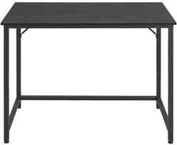 Koduva Rašomasis stalas 100 x 50 x 76 cm, juodas, iš medžio drožlių plokštės ir plieno