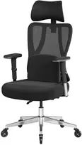 Koduva Biuro kėdė, ergonominė, sukama, juoda, 70 x 70 x 112–136 cm, iki 150 kg