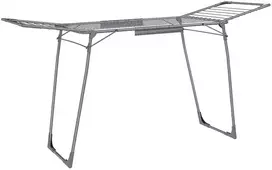 Koduva Skalbinių džiovyklė su kojinių laikikliu, pilka, metalas, 56,5 x 173 x 96,5 cm