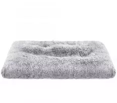 Koduva Šunų guolis, šviesiai pilkas, 80 x 50 x 10 cm, PV pliušas su PP užpildu