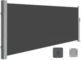 Koduva Šoninė markizė 140 x 300 cm, antracito spalvos, plieno korpusas, ištraukiama