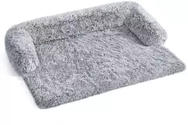 Koduva Šunų guolis iš pliušo, XXL, 122 x 95 x 18 cm, ombre pilkas