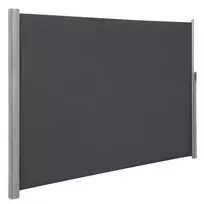 Koduva Šoninė markizė, 180 x 400 cm, aliuminis ir PU dengtas poliesteris, antracito